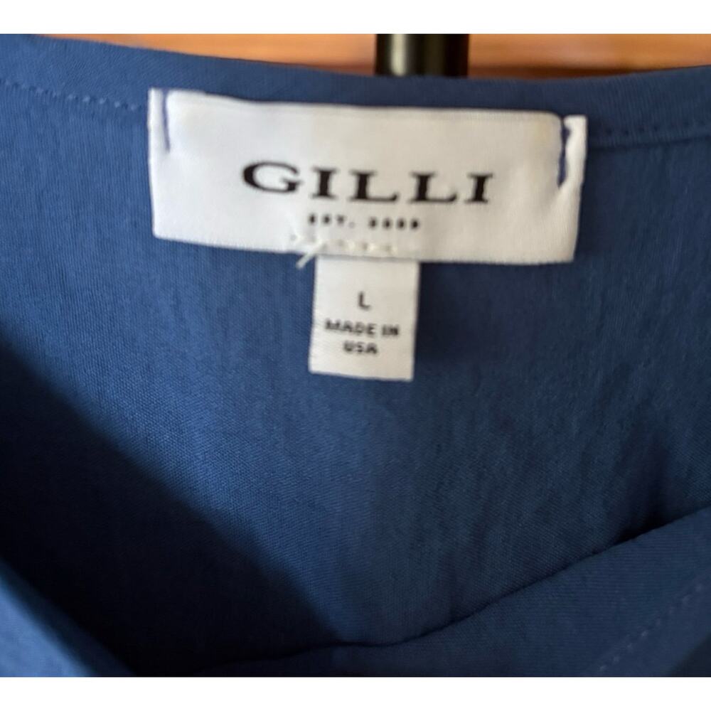 Gilli Blue Twist Front Tee Large - Picture 3 of 3